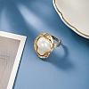 Simple irregular pearl ring PWB147