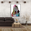 Paint By Numbers-DIY Zebra(40*50 CM) PW741