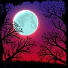 Moonlight Halloween Full Drill 5D Diamond Painting Kit PW484