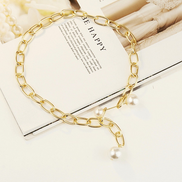 Fashion personality pearl necklace PW943