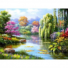 Full Drill 5D Diamond Painting Kit (DIY) -Vivid Landscape PW531