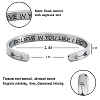 BELIEVE IN YOU LIKE I DO Inspirational Bangle PWB434
