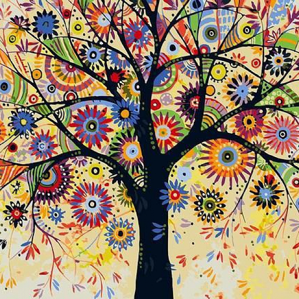 Tree Paint By Numbers Kits PW127
