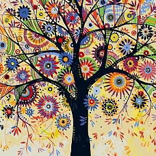 Tree Paint By Numbers Kits PW127
