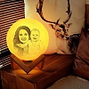 Moon Lamp With Photo Two Colors PW027
