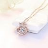 Sparkling Crown Necklace PWB103