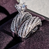 Luxury Silver Ring Set PWB250