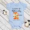 Custom Fox Mother's Day Baby Bodysuits PW150