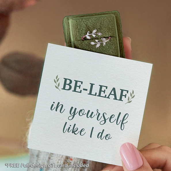 Handmade Leaf Ring PWB313