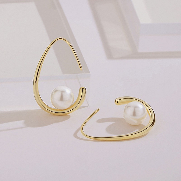 Elegant pearl Drop Earrings PWB287
