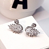 Crystal Swan Earrings PWB538