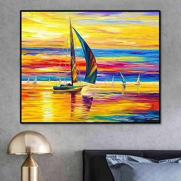 Landscape Sea Paint By Numbers Kits PW387