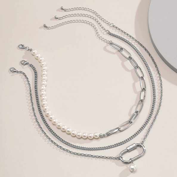 Individual Asymmetric Multilayer Necklace PW920