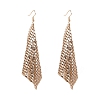 Metallic sparkly tassel earrings PWB166
