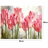DIY Paint By Number Kits- Beautiful Flowers (40*50 CM) PW617