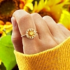 You are my sunshine sunflower ring PW841