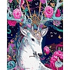 DIY Paint By Numbers Kit(16x20in40x50cm)-Flower Deer PW794