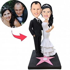 Walk of Fame Couple Custom Bobblehead PW317
