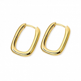 Minimalist Oval Earrings PWB500