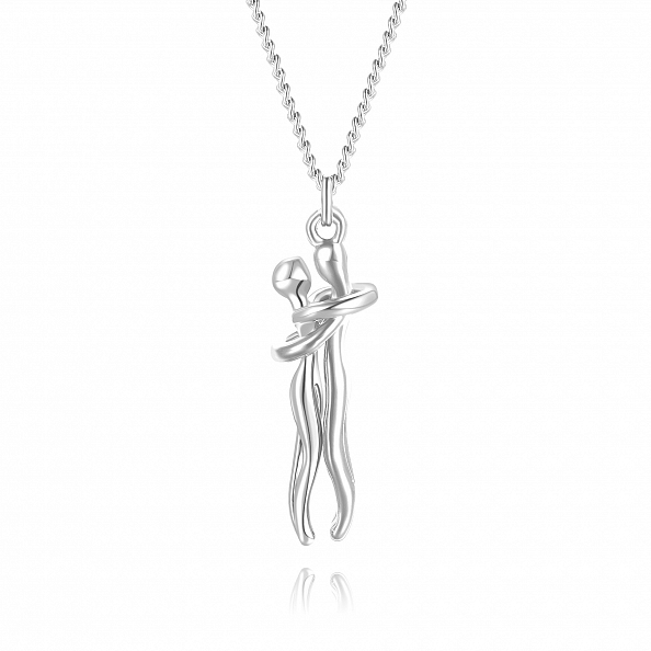 Sparkly Snowflake Pendant Necklace PWB336