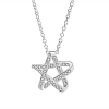 925 Sterling Silver Hexagram Necklace PWB371