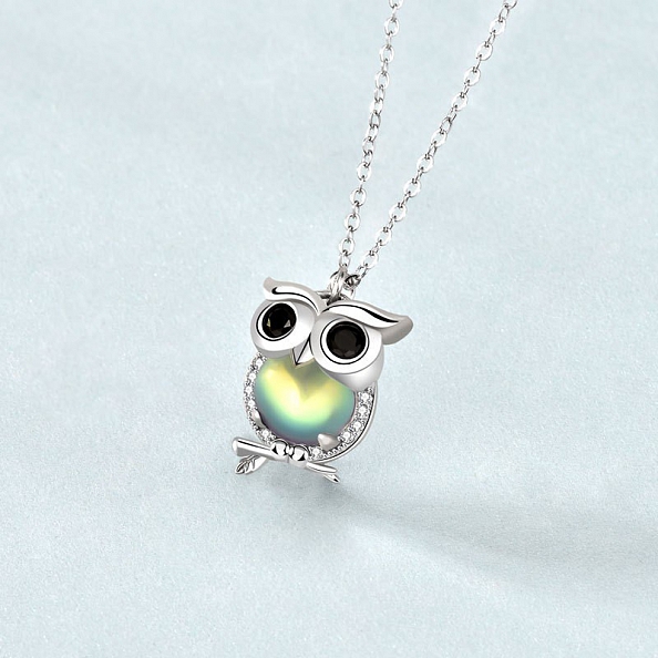Cute Owl Necklace PWB480