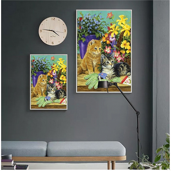 Cute Cat Full Drill 5D Diamond Painting Kit PW493