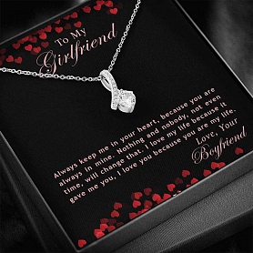 To My Girlfriend Necklace Valentine's Day Gift PWB322