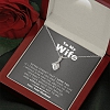 To My Wife Never Forget That I Love You Necklace PWB201