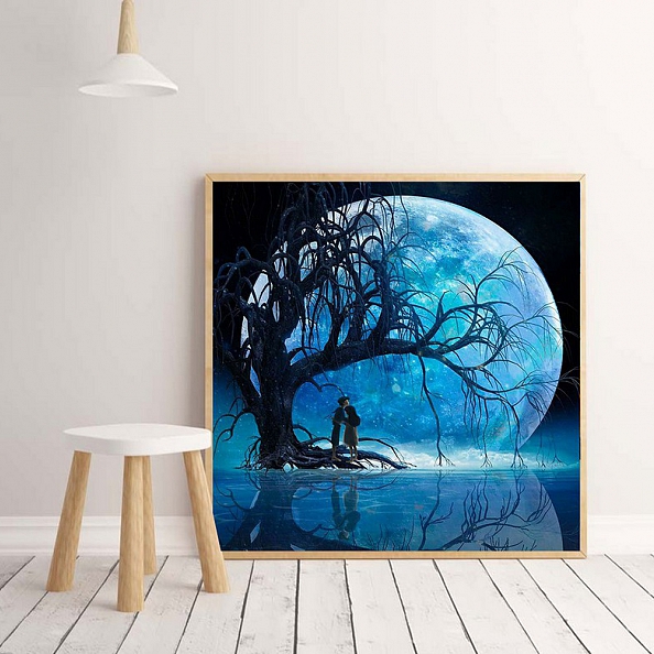 Moonlight Halloween Full Drill 5D Diamond Painting Kit PW482