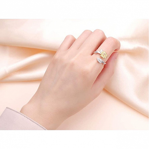 You Are My Sunshine Sunflower Ring PWB297