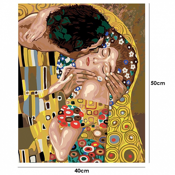 DIY Paint By Numbers- Lover Kiss(40*50 CM) PW743