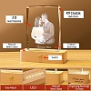 9K Crystal Natural Beech Custom Lamp with Photos PW290
