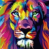 Lion Paint By Numbers Kits PW097