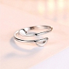 S925 Sterling Silver Musical Note Ring PWB236