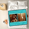 Custom Blankets Personalized Photo Blankets Custom Collage Blankets with 5 Photos PW287