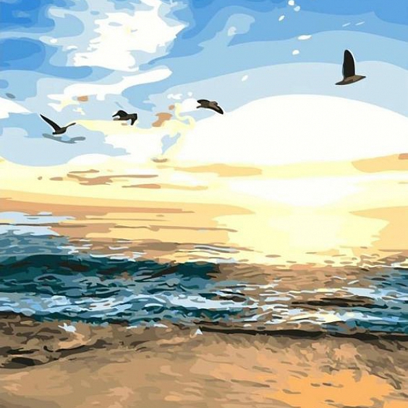 Landscape Beach Paint By Numbers Kits PW368