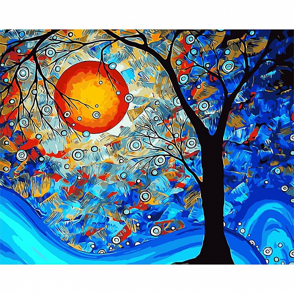 DIY Paint By Numbers Kit(16x20in40x50cm) - Abstract Tree PW774