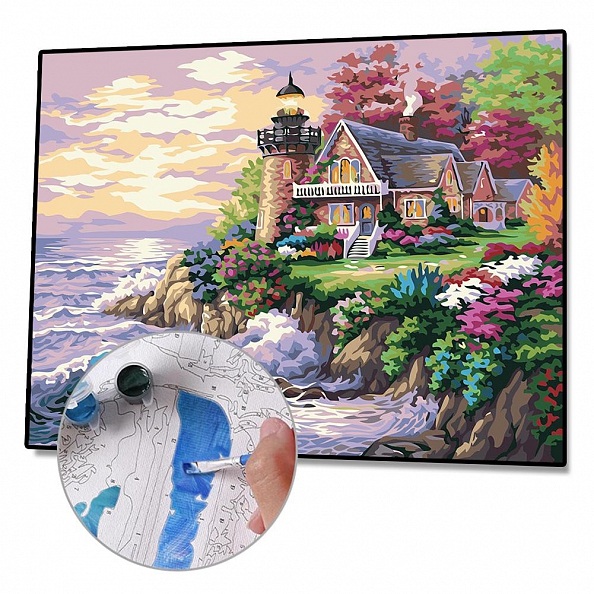 DIY Paint By Numbers-Dream House(40*50 CM) PW605