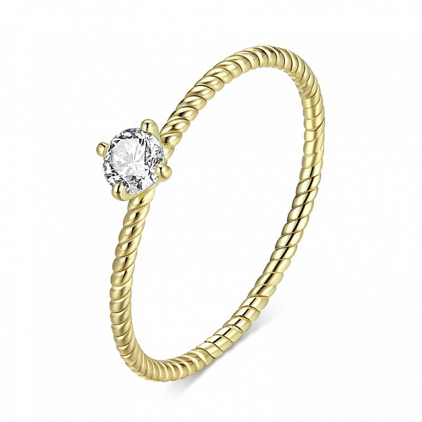 Minimalist Cubic Zircon Ring PWB560