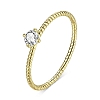 Minimalist Cubic Zircon Ring PWB560