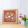 Fresh Flower-Embroidery Kit(30x30cm) PW674