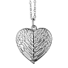 Engravable Angel Wings Photo Pendant Necklace PWB230