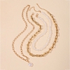 Simple multi-layer irregular necklace PWB213