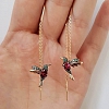 Hummingbird Tassel Earrings PWB233
