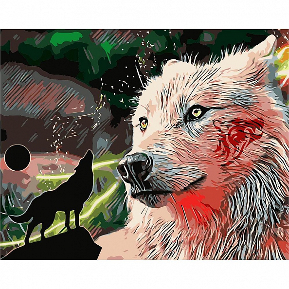 DIY Paint By Numbers Kit(16x20in40x50cm)-Wolf PW801