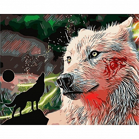 DIY Paint By Numbers Kit(16x20in40x50cm)-Wolf PW801