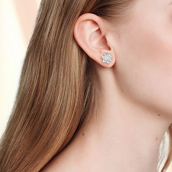 Sunflower Stud Earrings PWB401