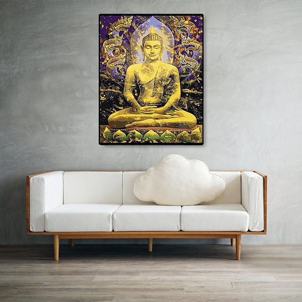DIY Paint By Numbers Kit(16x20in40x50cm-Buddha PW795