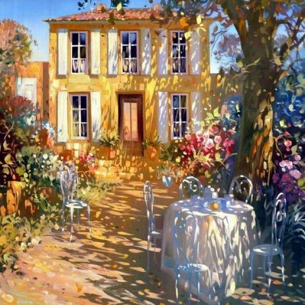 Landscape Village Paint By Numbers Kits PW380